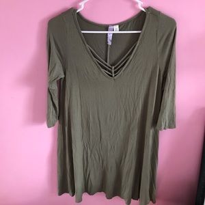 Olive Green Francescas dress